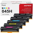 thumbnail image 1 of 5-Pack Compatible 045H Toner Cartridge with Chip for Canon 045H Color imageCLASS MF634Cdw MF632Cdw imageCLASS LBP612Cd Printer (2*Black,Cyan,Magenta,Yellow), 1 of 6