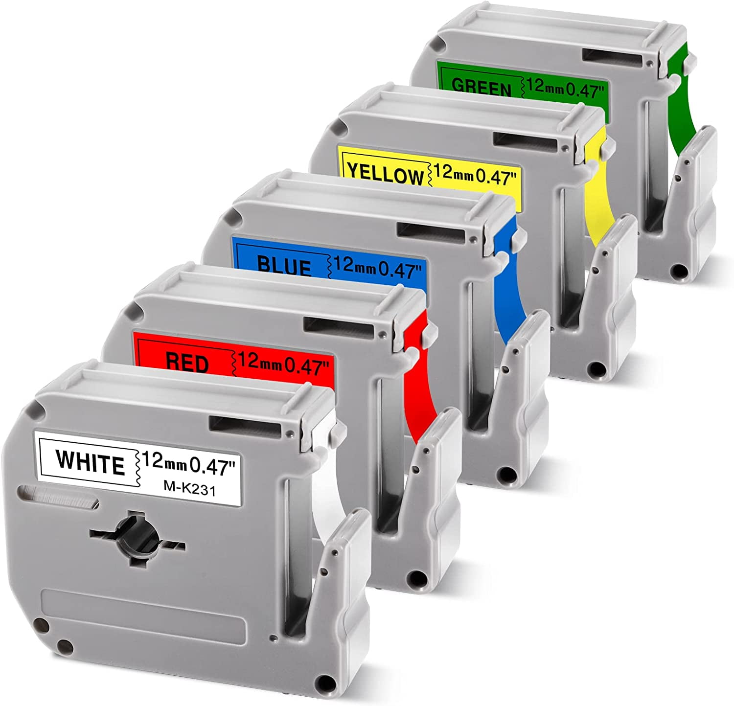 5Pack Compatible Brother P Touch M231 M Tape MK 231 431 531 631 731