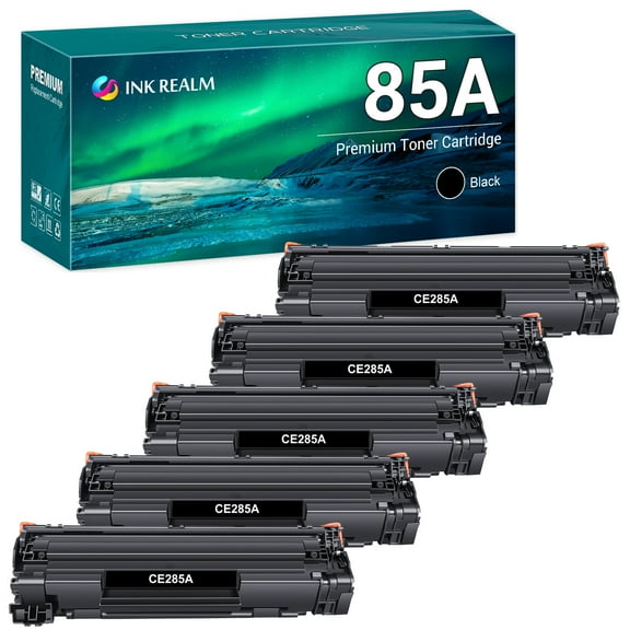 5-Pack Compatible Toner Replacement for HP CE285A LaserJet Pro P1100 P1102 P1102W P1102WHP, Pro M1132 M1210 M1130 M1212NF M1217NFW Printer Toner Ink Black