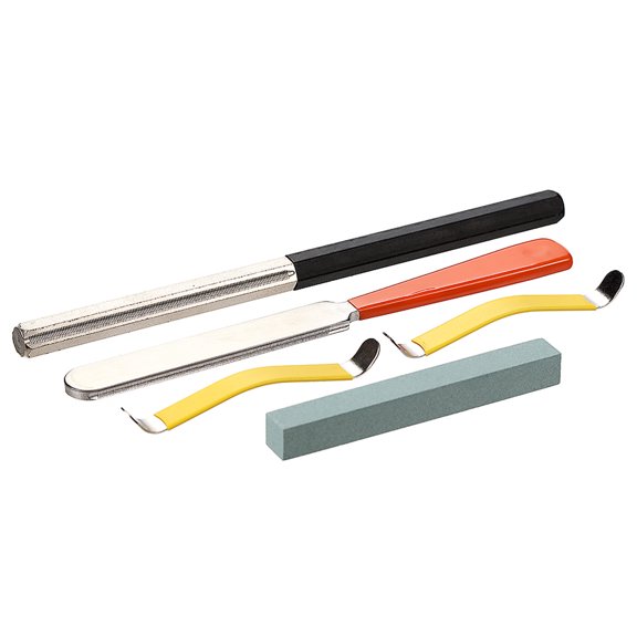 5 Pack Comprehensive Fret Work Tool Set Featuring String Distributor Sanding Courage Suitable for Guitar Low Ukulele