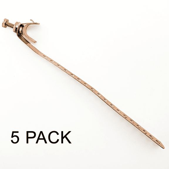 5 Pack Copper Ground Straps UL Listed 9" DirecTV Cables Approved Satellite Electrical