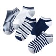 thumbnail image 1 of 5 Pack Cotton Ankle Socks for Women No Show Low Cut Socks Colorful Pattern Novelty Cute Socks ZB F One Size, 1 of 4