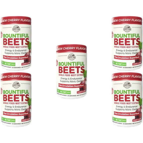 5 Pack Country Farms Beets Superfood Delicious Natural Flavor 10.6 oz each