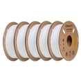 thumbnail image 1 of 5 Pack Creality Hyper PETG Filament 1.75mm High Speed 30–600mm/s Strong Layer Adhesion 3D Printer Filament for DIY-White, 1 of 9