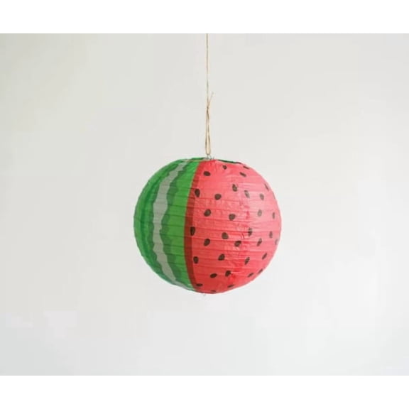 5 Pack Creative Paper Lanterns - Summer Watermelon Theme Party Decorations