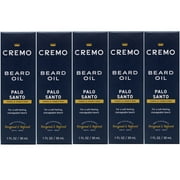 5 Pack - Cremo Reserve Collection, Revitalizing Beard Oil, Palo Santo, 1 fl oz 30 ml