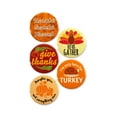 thumbnail image 1 of 5 Pack - Cute Happy Thanksgiving Pinback Button Badges - 2.25 Inch, 1 of 2