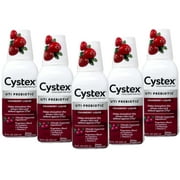 Cystex Urinary Health Maintenance Antioxidant, Cranberry, 7.6oz pack of 5