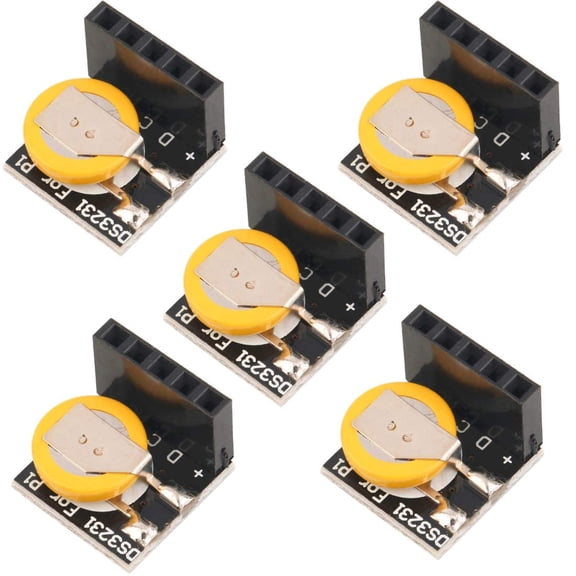 RTC Real Time Clock Module DS3231 High Precision 3.3V/5V for Arduino Raspberry Pi 5 Pack