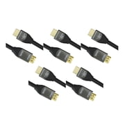 5 Pack DataComm Electronics 46-1812-BK 18Gbps HDMI Cable 12ft