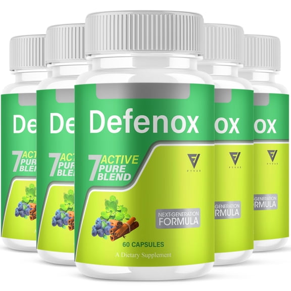 (5 Pack) Defenox Weight Management Support, Defenox Keto Supplement (300 Capsules)