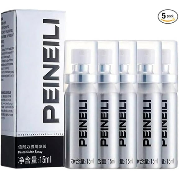5 Pack Delay Spray for Men, Prolong 60 Minutes
