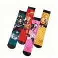 thumbnail image 1 of 5 Pack Demon Slayer Show Socks Middle Tube Soft and Breathable Socks, 1 of 4
