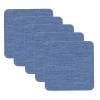 5-Pack Denim Iron-On Repair Patches, Small Size for Jeans, Pants, Elbows & Clothing Mending, Strong Adhesive Backing for Easy Application