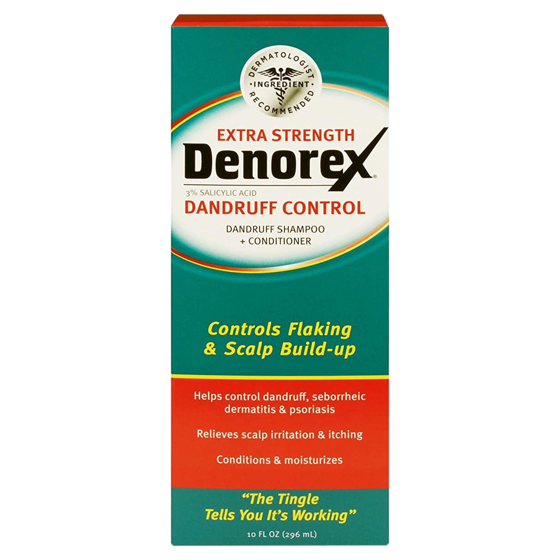 5 Pack - Denorex Extra Strength Dandruff Shampoo + Conditioner 10oz Each