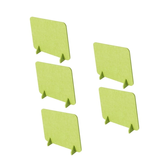 Partision Desk 5-Pack Desk Privacy Divider Set, Fabric Partition Screens for ...