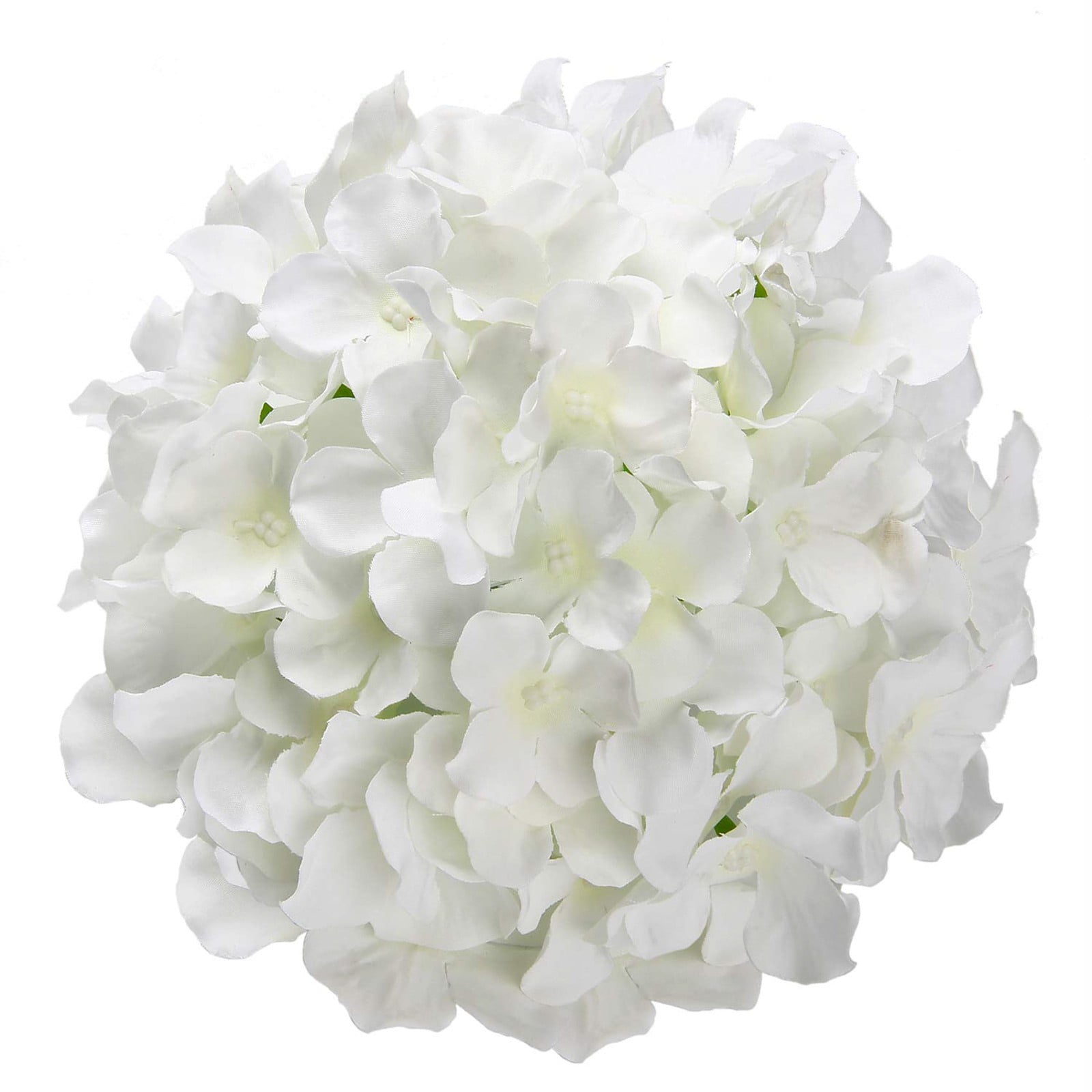 5 Pack Detachable Stem Silk Hydrangea Heads For Home & Wedding ...