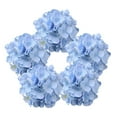 thumbnail image 1 of 5 Pack Detachable Stem Silk Hydrangea Heads For Home & Wedding Decorations Easy To Arrange Floral, 1 of 6