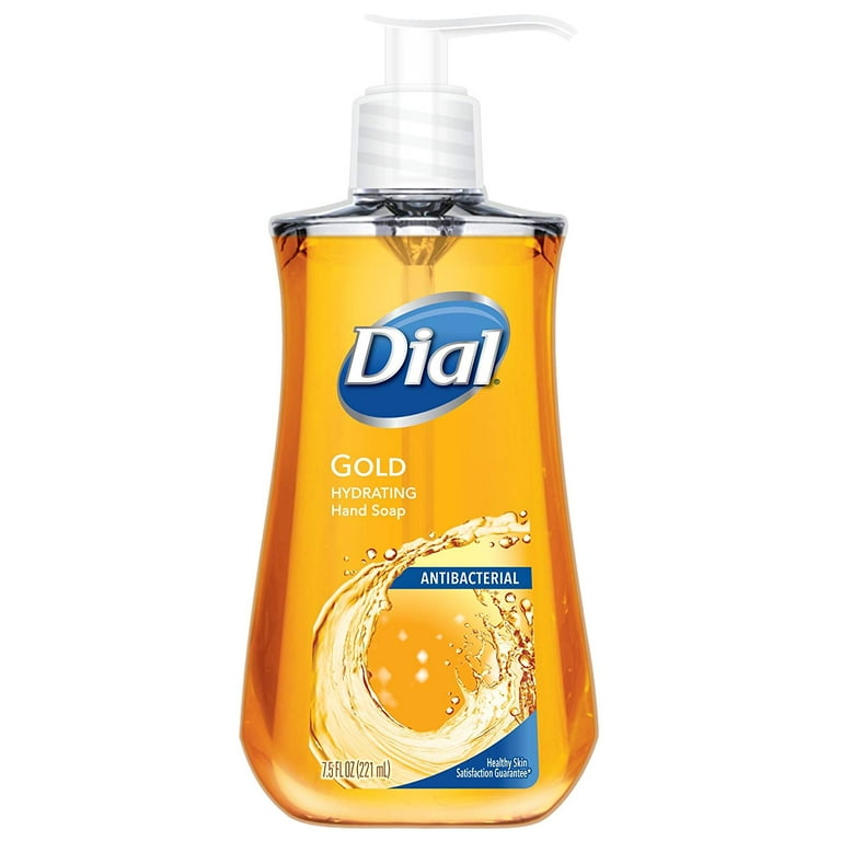 5 Pack Dial Gold Hydrating Antibacterial Hand Soap Liquid Pump 7.5 Ounces each Walmart