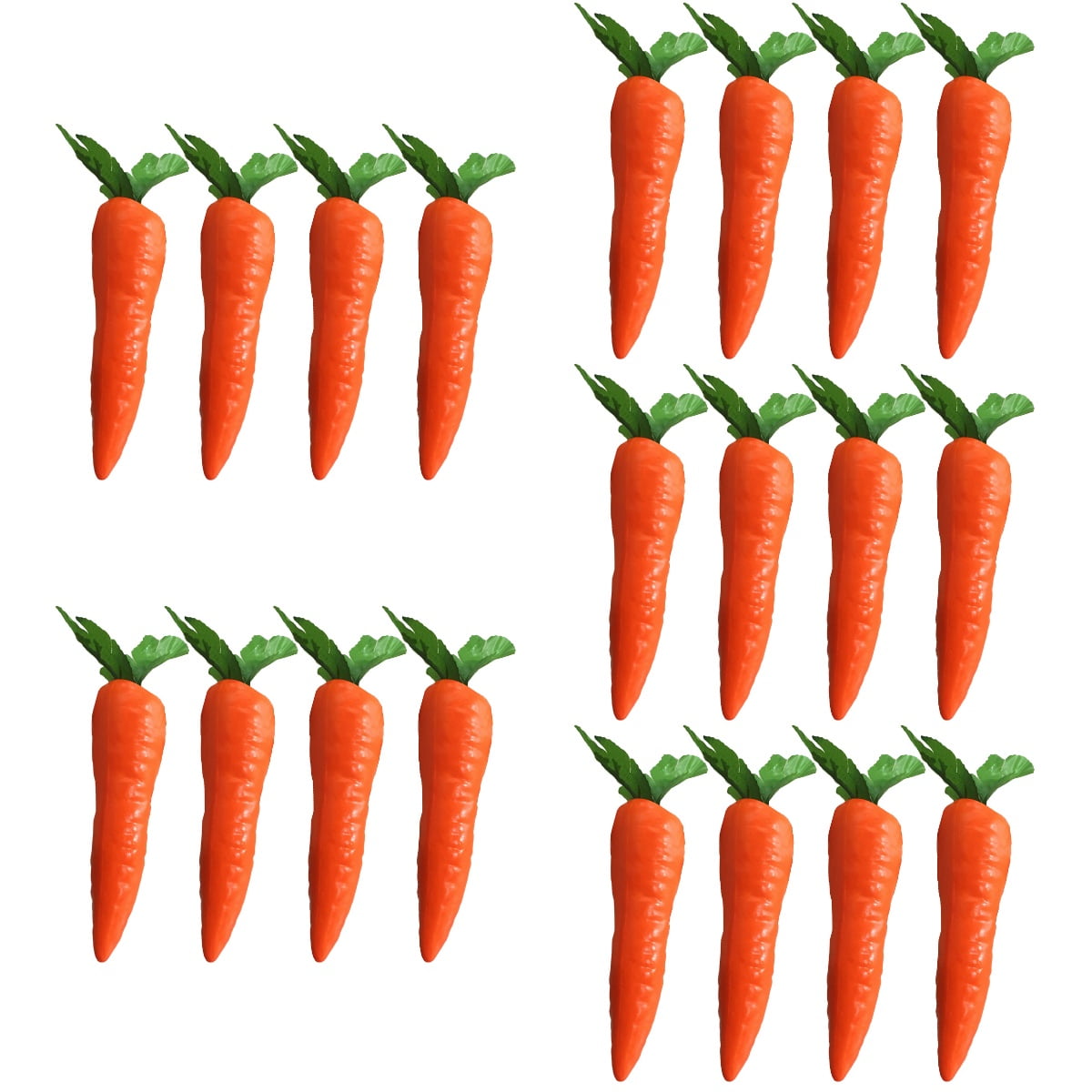 30pcs Carrots Mini Artificial Plastic Foam Carrot Wedding Family Decorations - Foto 9