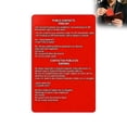 thumbnail image 1 of 5 Pack Double Sided Know Your Rights Red Card English Spanish Immigration Reference Guide for Residential Public Encounters Wallet Size, 1 of 8