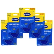 (5 Pack) Dr. Scholl's Women's Comfort Massaging Gel Heel Cushions Size 6-10, 1 Pair