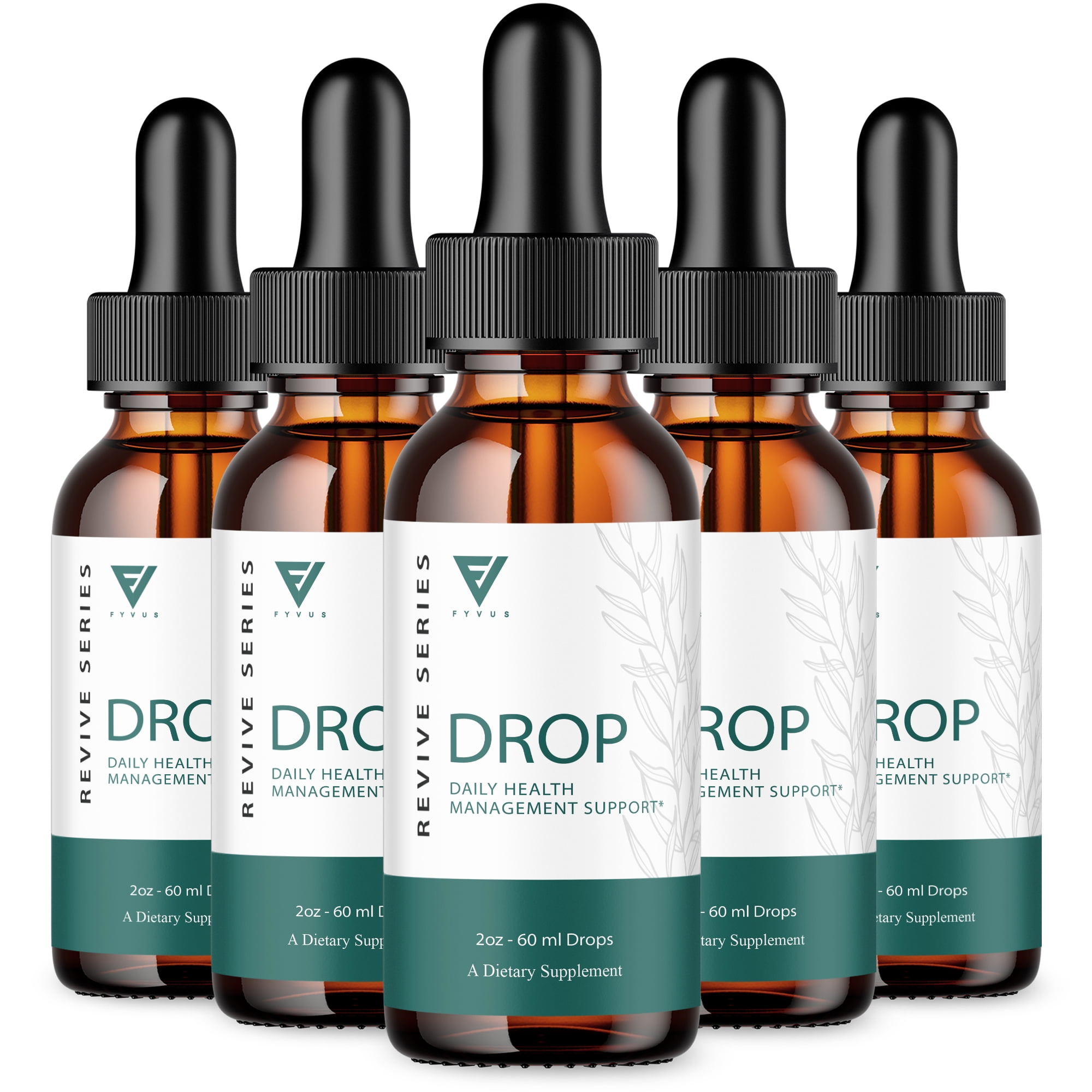 (5 Pack) Drop the Pounds Daily Overall Health Supplement, DropthePounds Advanced Wellness Support Formula (10oz)
