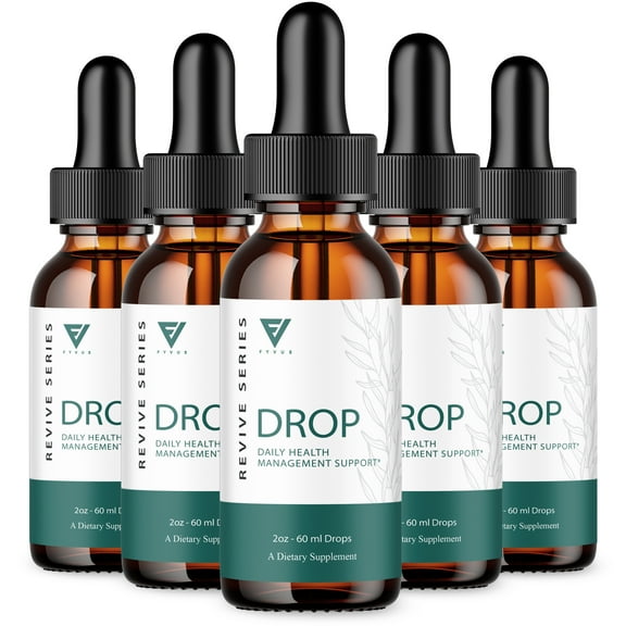 (5 Pack) Drop the Pounds Daily Overall Health Supplement, DropthePounds Advanced Wellness Support Formula (10oz)