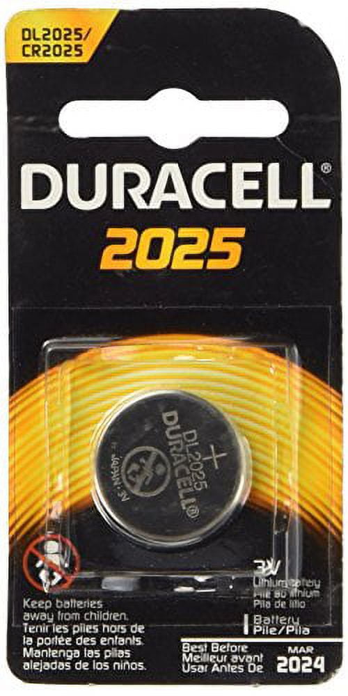 5 Pack Duracell 2025 Battery, 3 Volt Lithium