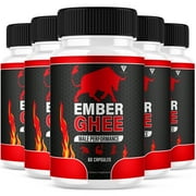 5 Pack Ember Ghee Max Performance Supplement EmberGhee Capsules 300 Capsules
