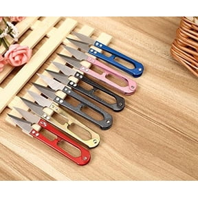 5 Pack Embroidery Sewing Snips, Thread Cutter Scissors and Nippers for Crafting and Yarn, Random Colors, TIKA