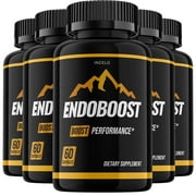 5 Pack Endoboost Supplement Pills - Endoboost Support Pills - Extra Strength Endo Boost Formula Capsules 300 Capsules