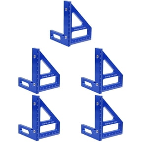 ORDDIART 5-Piece Aluminum Alloy Triangle Ruler Set Measuring Tools for Men, Fathers, and Grandfathers