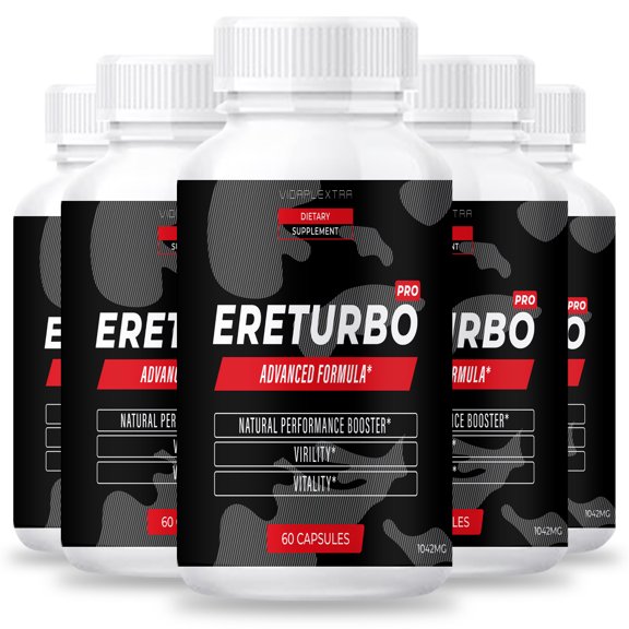 (5 Pack) Ereturbo Pro Capsules - Ereturbo Pro Male Capsules