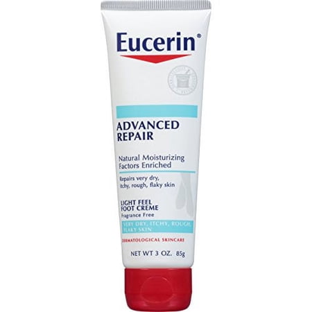 5 Pack - Eucerin Intensive Repair Foot Creme 3 oz Each