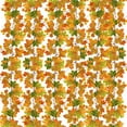 thumbnail image 1 of 5 Pack Fall Maple Leaves Garland - 7.8ft/Piece Artificial Autumn Foliage Garland Thanksgiving Garland for Home Party Mantle Outdoor Fireplace Fall Christmas Decorations, 1 of 5