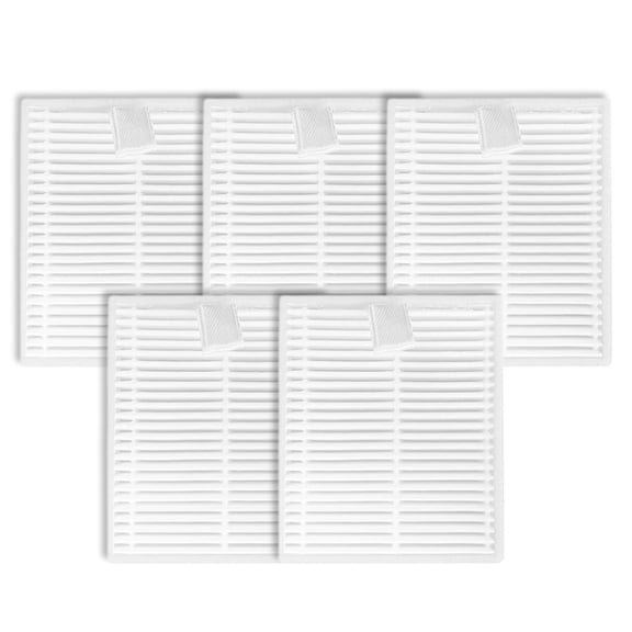 5 Pack Filter Accessories Vacuum Cleaner Replacement Parts for Lubluelu L20 Robot