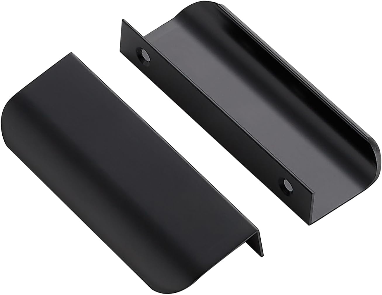 5 Pack Finger Pulls for Hole Center Tab Handle Matte