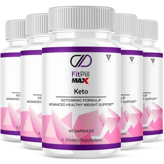 (5 Pack) Fitpill Max Keto Supplement, Fitpill Weight Management (300 Capsules)
