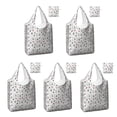 thumbnail image 1 of 5 Pack Foldable Shopping Bag,Christmas Forest Pattern Reusable Grocery Bags with Pockets,Large Reusable Tote Bags with Handles Waterproof & Lightweight, 1 of 6
