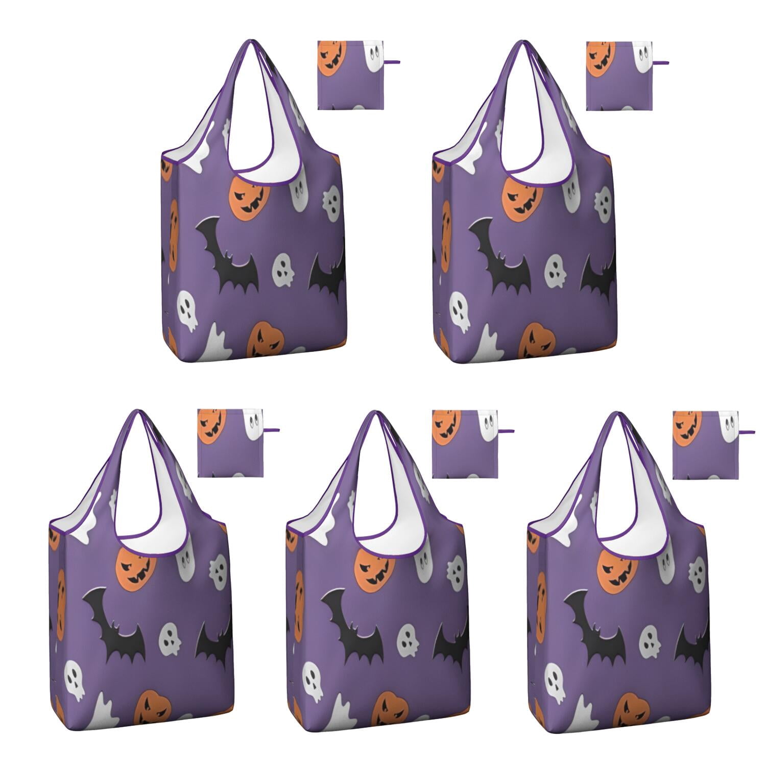 Insulated Cooler Bag - Halloween Bats Full Moon Large Freezer Cooler Tote Bags Insulated for