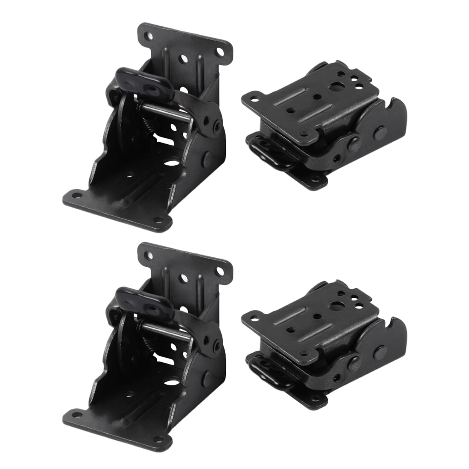 5 Pack Folding Brackets for Table Bed Leg Feet, Self-Lock Hinge ...