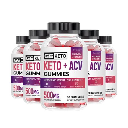 (5 Pack) G6 Keto Gummies - G6 Keto Apple Cider Vinegar Gummies 