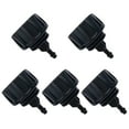 5 Pack Garden Hose Adapter Pipe Connectors for Drip Irrigation Tubing