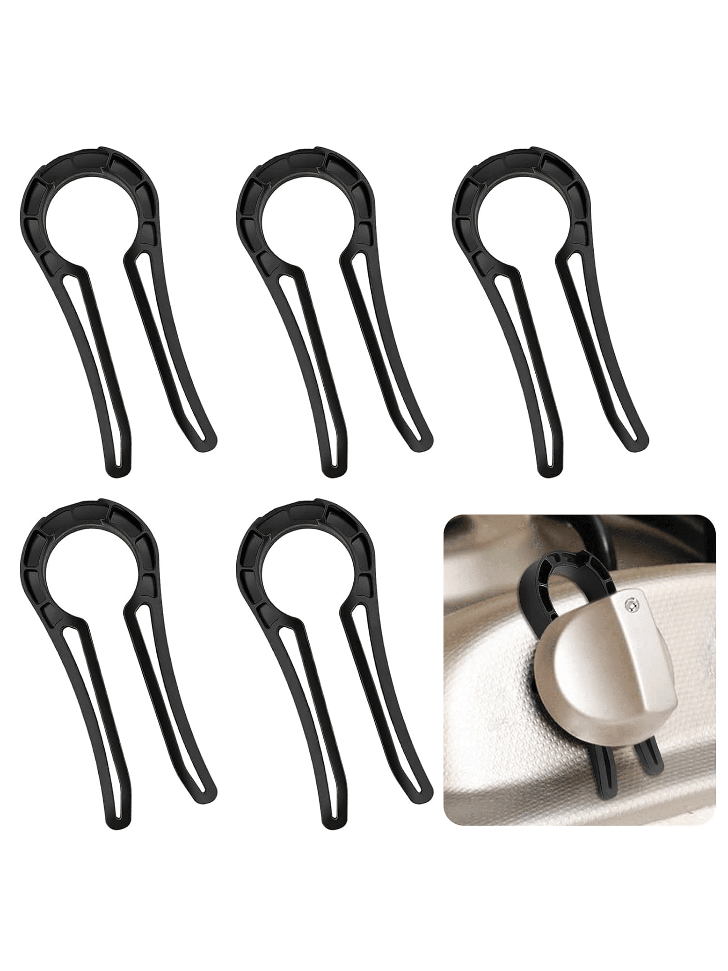 5 Pack Gas Stove Knob Locks For Child Safety Stove Lock Durable Design Knob Safety Covers Child Proof Oven Knob Locks Prevent Accidental Touch