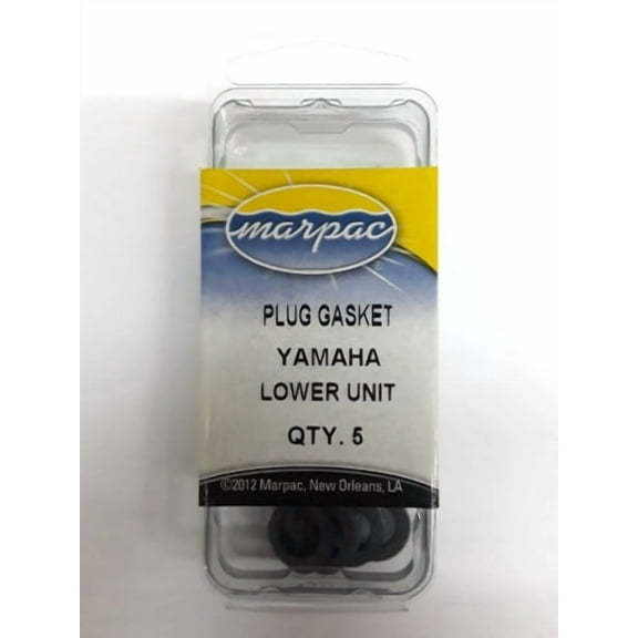 5 Pack Gasket for Oil Drain Plug Yamaha Lower Unit V4-V6 Marpac 7-6006 Marine
