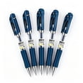 thumbnail image 1 of 5 Pack Gel Pens, Blue Barrel, Medium Point (0.5mm), Quick Dry Smooth Writing with Soft Anti-Slip Grip, Blue Gel Ink Pens for Home, Office, Journaling, Writing, Note-Taking, Teacher Supplies, 1 of 7