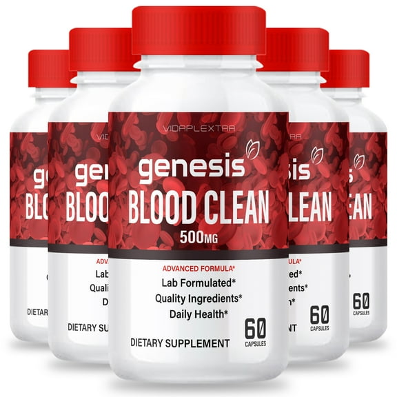 (5 Pack) Genesis Blood Clean Capsules - Genesis Blood Clean Capsules