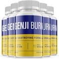 thumbnail image 1 of (5 Pack) Genji Burn - Keto Weight Loss Formula - Energy & Focus Boosting Dietary Supplements for Weight Management & Metabolism - Advanced Fat Burn Raspberry Ketones Pills - 300 Capsules, 1 of 3