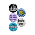 thumbnail image 1 of 5 Pack - Geocaching Obsessed Pinback Buttons - 2.25 Inch, 1 of 2